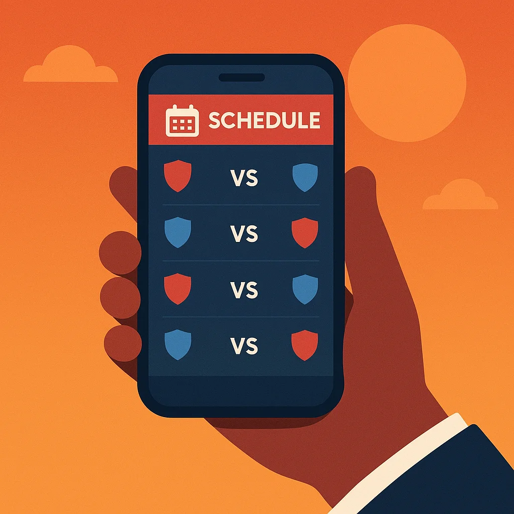 جدول مباريات الأسطورة